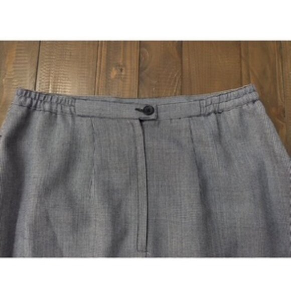 John Meyer of Norwich Blue White 2Pc Jacket Skirt Suit Set Mini Houndstooth 10P - Picture 6 of 8